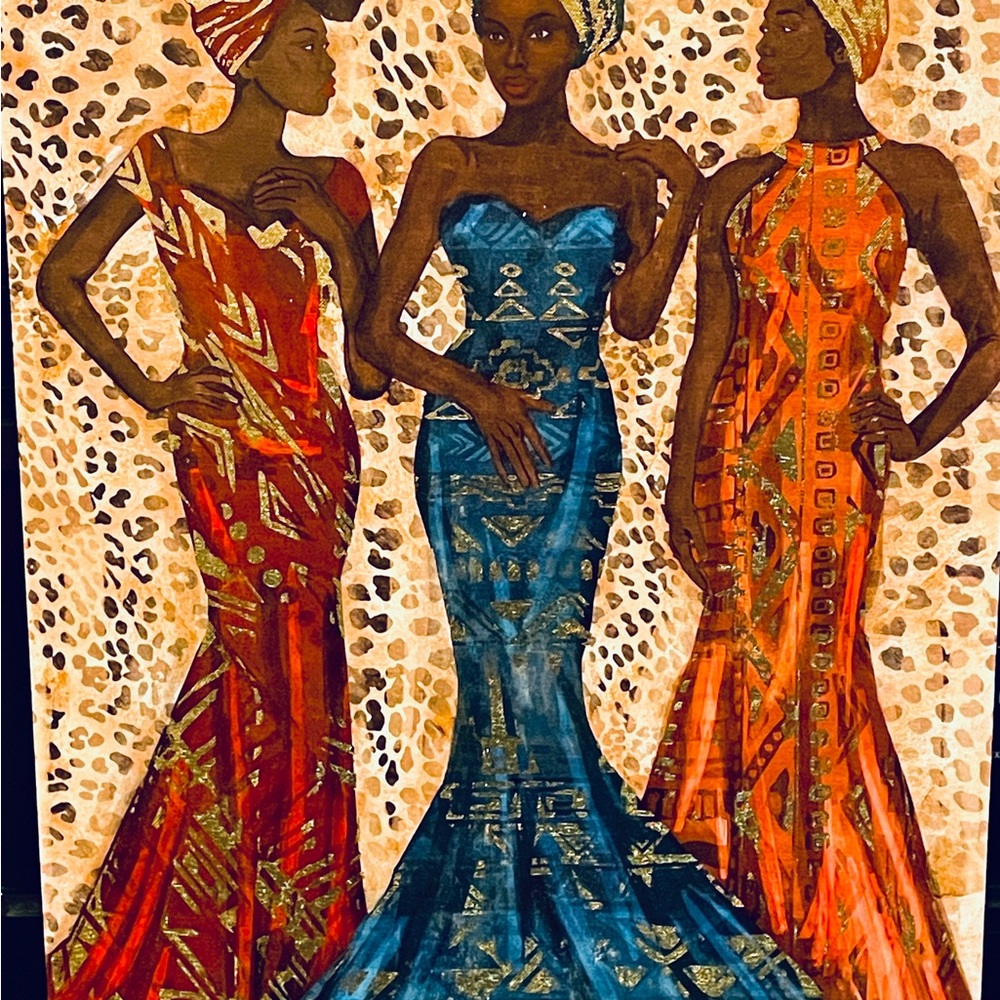 “Sisterhood” multimedia canvas art